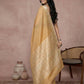 Shree Shyam Fashion Golden Cotton Saree