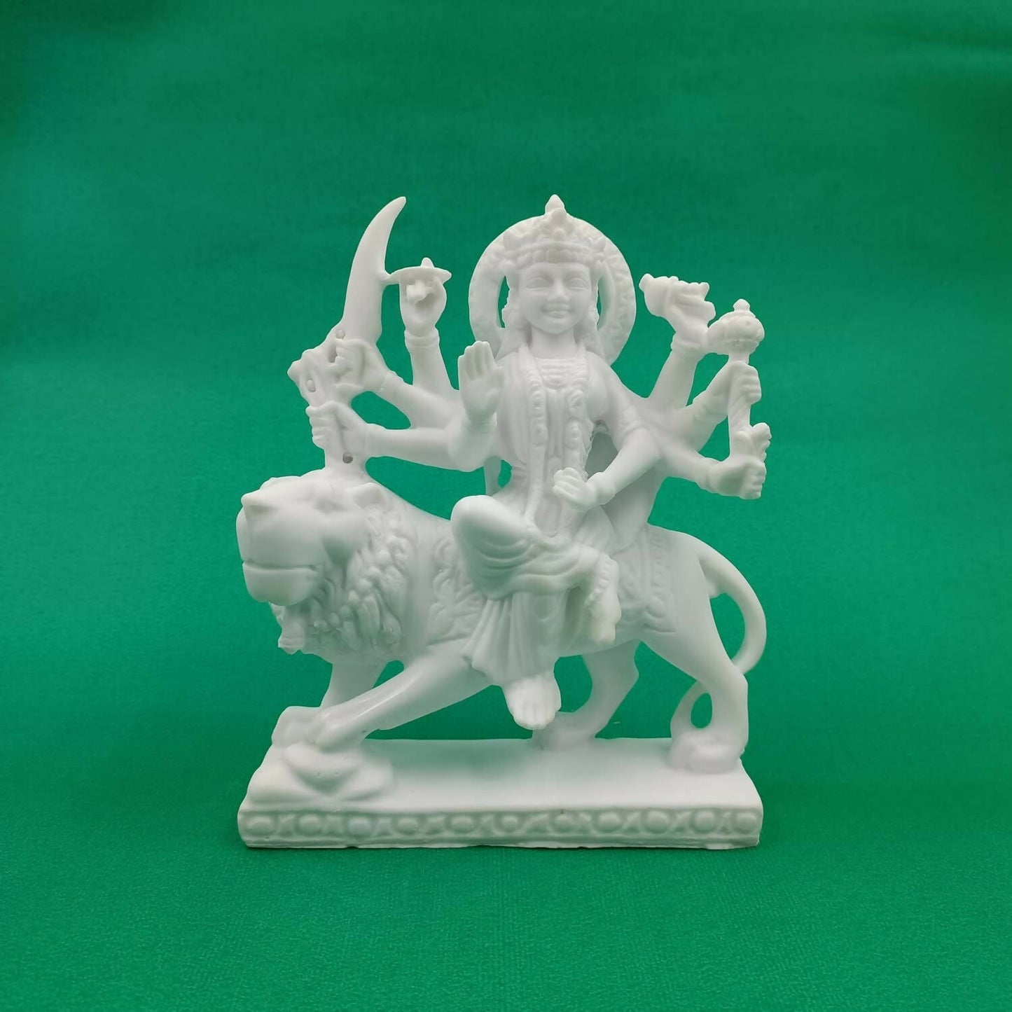 Craftvatika Marble Dust Maa Durga Idol - Swadesiicart