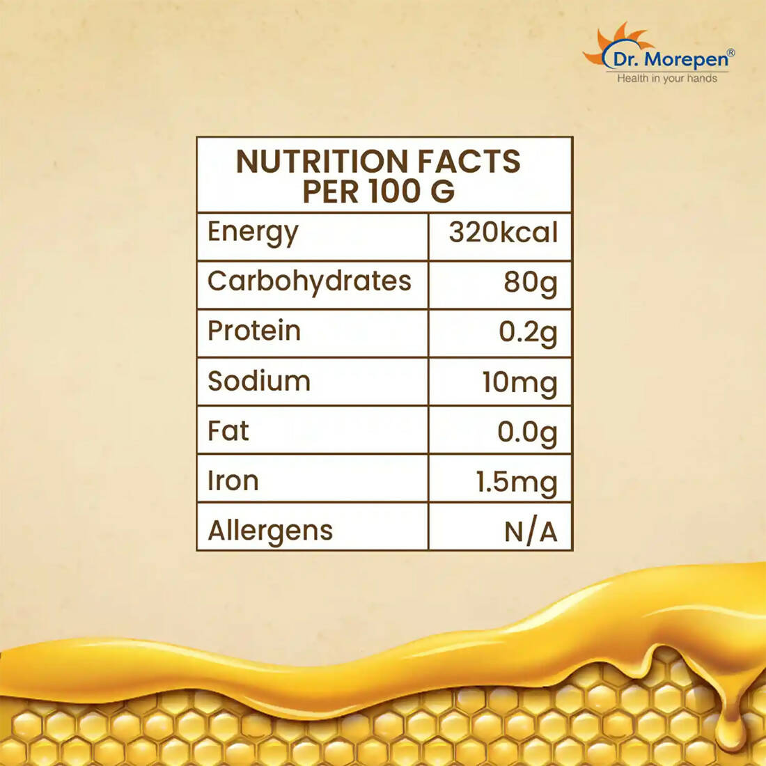 Dr. Morepen 100% Pure Organic Honey NMR Tested - Swadesiicart
