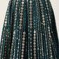 House of Panchhi Teal Pure Georgette Sequinse Work Lehenga & Blouse with Dupatta | Swadesiicart