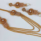 White Kemp Layer Necklace Set - Swadesiicart