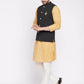 Even Apparels Men Black Nehru Jacket | Swadesiicart