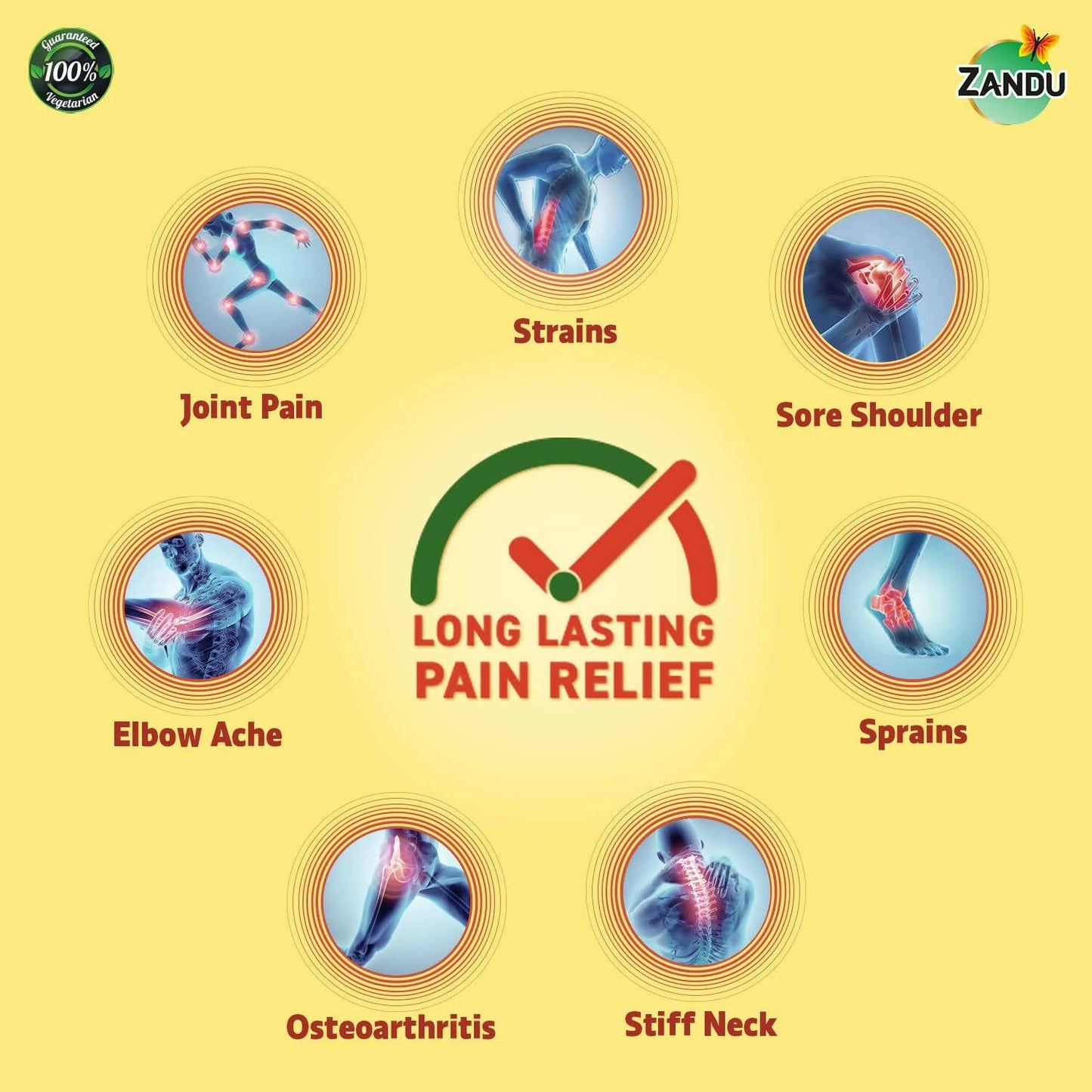 Zandu Ayurvedic Pain Relief Patch - Swadesiicart