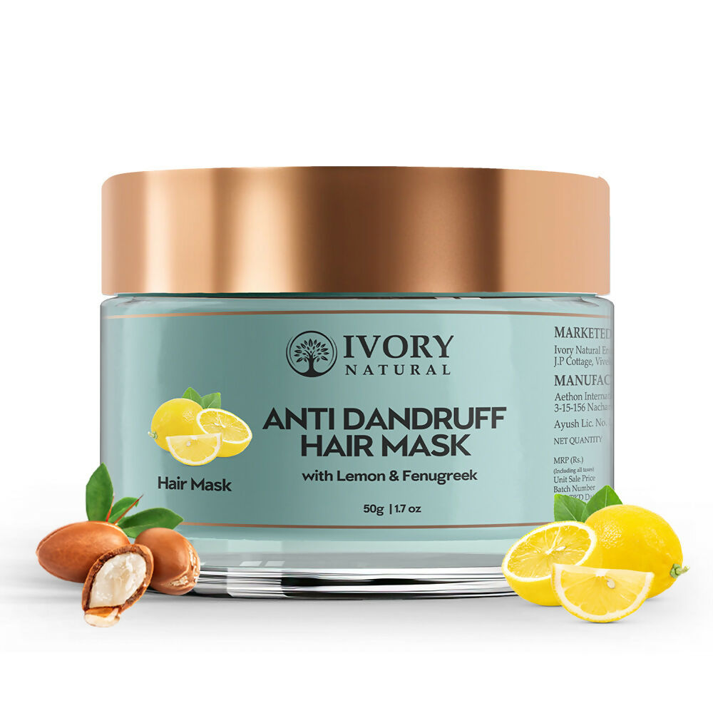 Ivory Natural Dandruff Hair Mask - Scalp Wellness, Assists With Dandruff For Both Men & Women | Swadesiicart