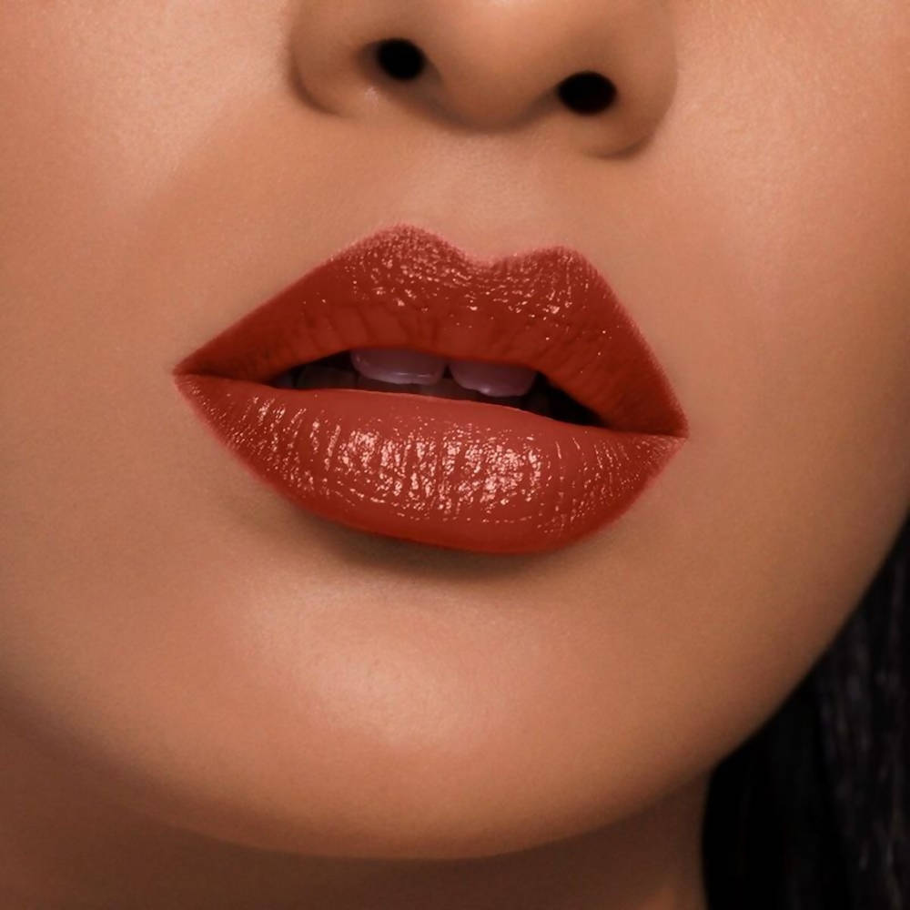 Manish Malhotra Soft Matte Lipstick - Burnt Rust - Swadesiicart