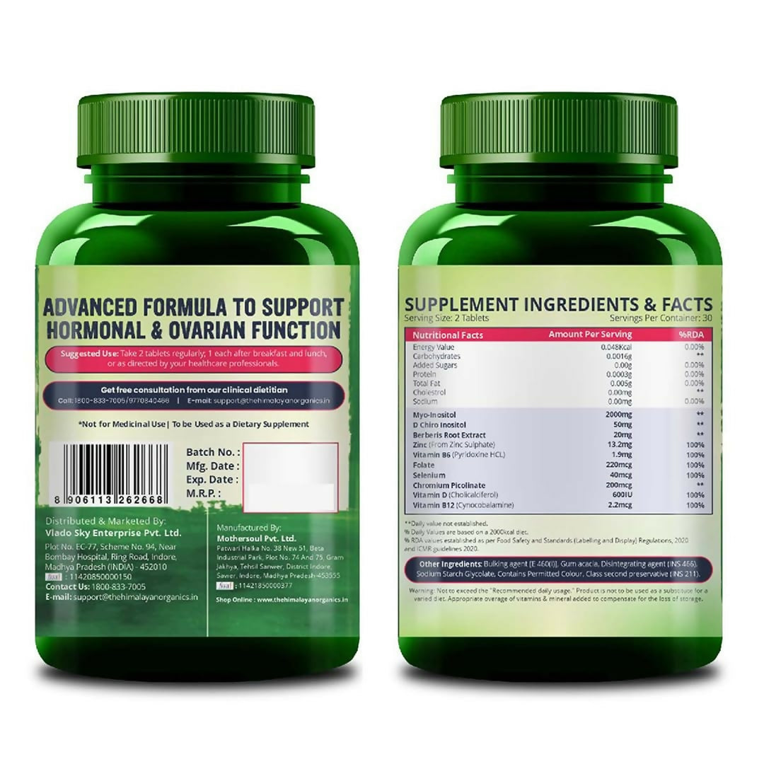 Himalayan Organics Vlado’s PCOS Supplement For Women | Swadesiicart