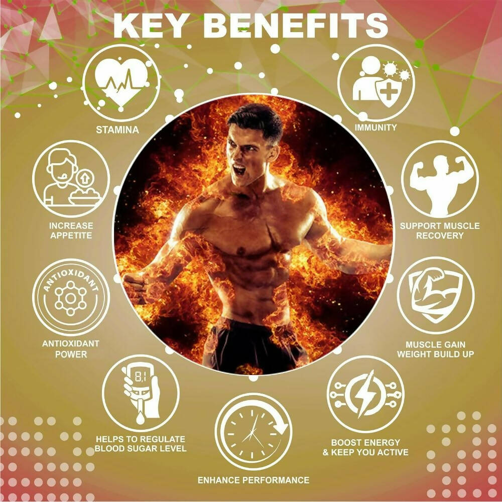 Dr Power Nutrition Sj Ayurvedic Capsules For Men - Swadesiicart