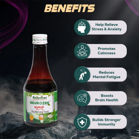 Rajasthan Herbals Neurozen Syrup | Swadesiicart
