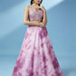 House of Panchhi Lavender Organza Floral Printed Lehenga choli & Dupatta | Swadesiicart