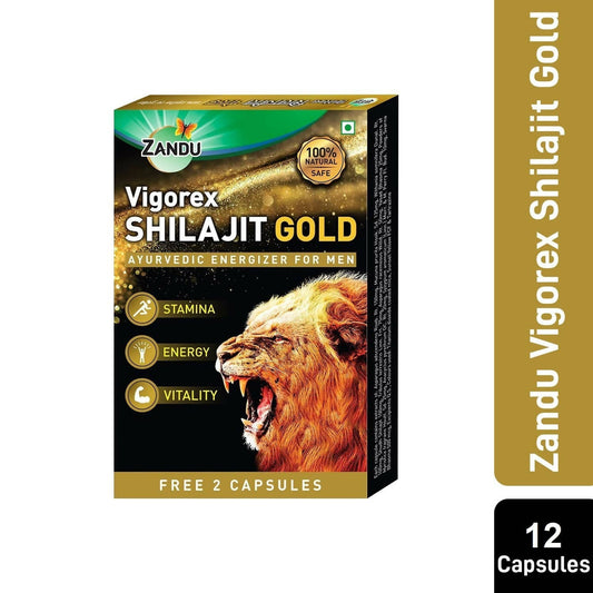 Zandu Vigorex Sj Gold Capsules - Swadesiicart