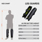 Moonwalkr Leg Guard 2.0 Cricket Batting Pads - Black (Extra Small) - Swadesiicart