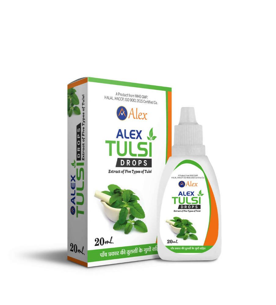 Alex Alex Tulsi Drops - Swadesiicart