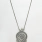 NVR Women's Elegant Silver Oxidised Brass Necklace | Swadesiicart