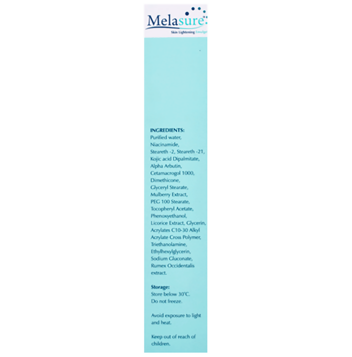 Melasure Skin Lightening Emulgel For All Skin Types - Swadesiicart