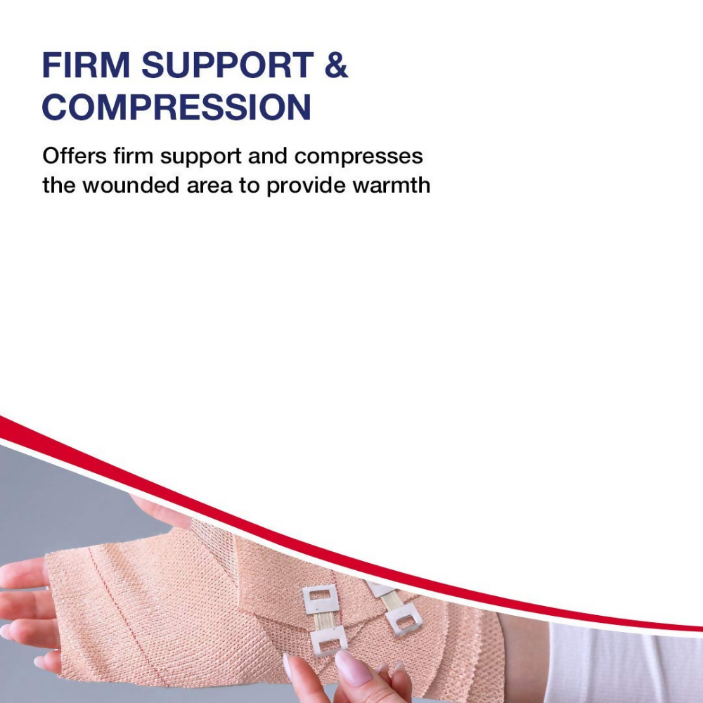 Hansaplast Soft Cotton Crepe Bandage For Pain Relief - Elastic | Swadesiicart
