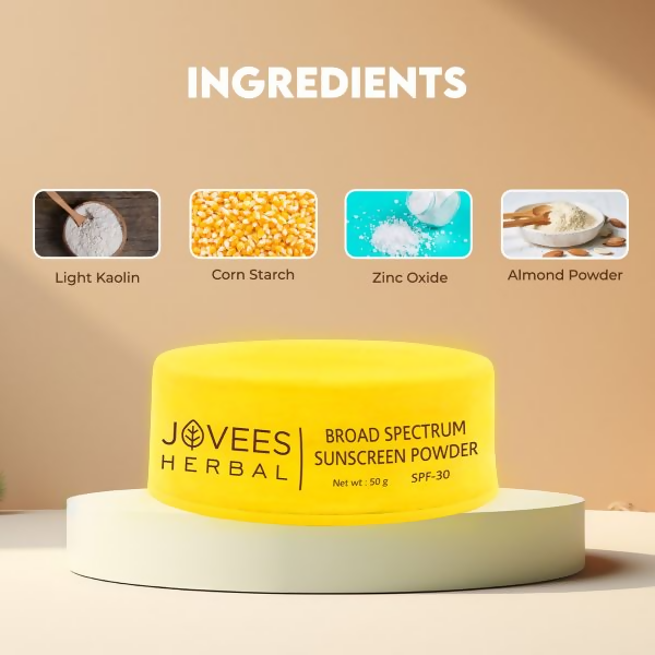 Jovees Broad Spectrum Sunscreen Powder SPF30 - Swadesiicart