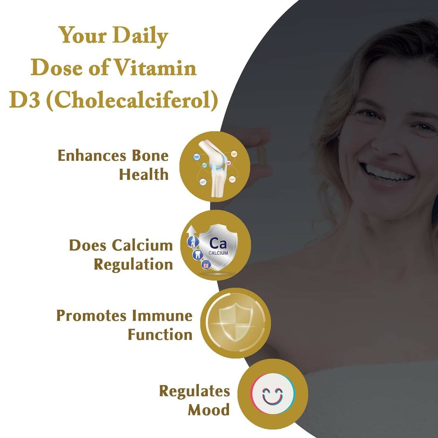 Planet Ayurveda Plant Based Vitamin D3 Capsules - Swadesiicart