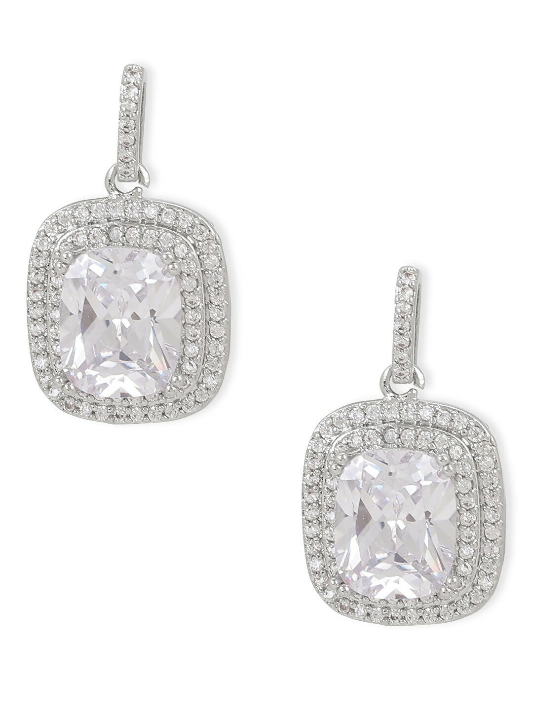 Silver Earrings- Ruby Raang | Swadesiicart
