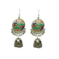 Tiaraa Multicolor Silver Oxidised Jhumki Fashion Earrings
