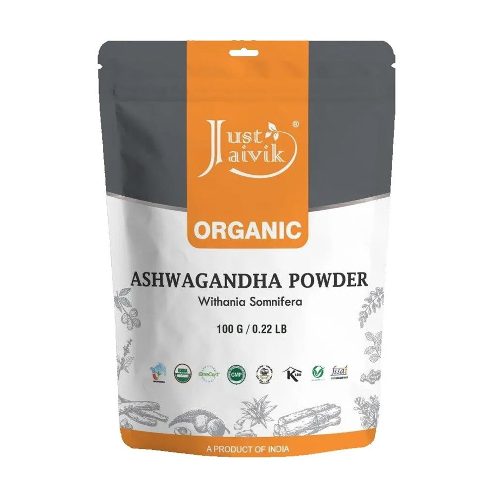 Just Jaivik Organic Ashwagandha Powder | Swadesiicart