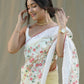 Vamsee Yellow Organza Saree - Swadesiicart