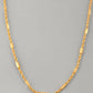 VOJ Women Gold-Polished Pipe Chain | Swadesiicart