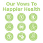 Happier Greencrush Effervescent Tablets | Swadesiicart