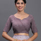 Shree Shyam Fashion Linen Cotton Violet Saree