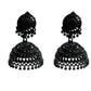 Tehzeeb Creations Black Colour Earrings Jhumki Style
