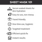 Nykaa Skin Secrets Exotic Indulgence Black Mud + Aloe Vera Sheet Mask For Purified & Hydrated Skin - Swadesiicart