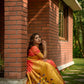 Jyoti Fashion Women's Coral Paithani Silk Zari Woven Saree with Blouse | Swadesiicart
