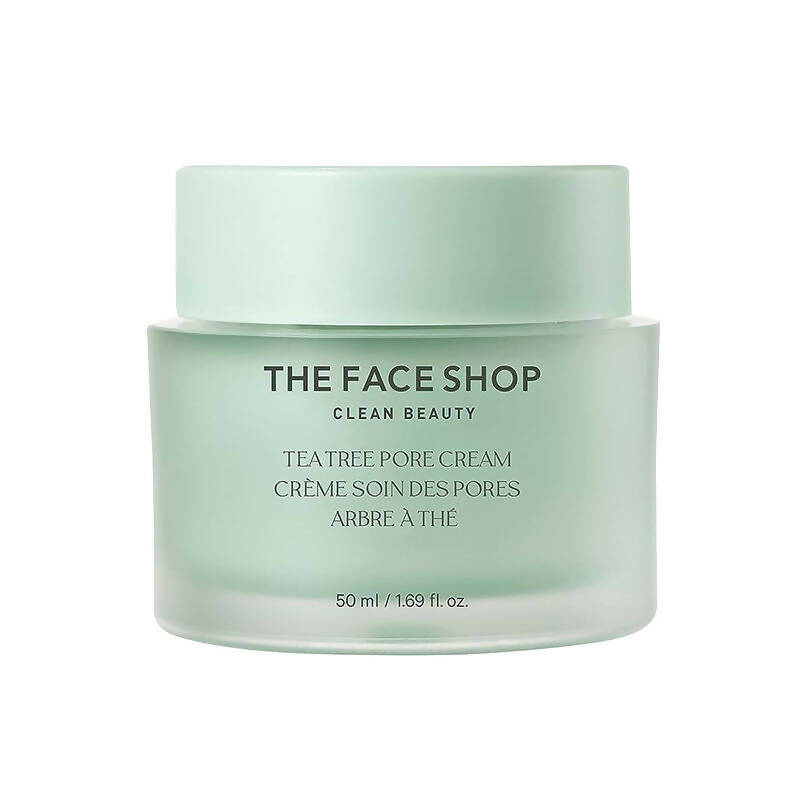 The Face Shop Tea Tree Pore Cream For Oily & Acne Prone Skin - Korean Skincare | Swadesiicart