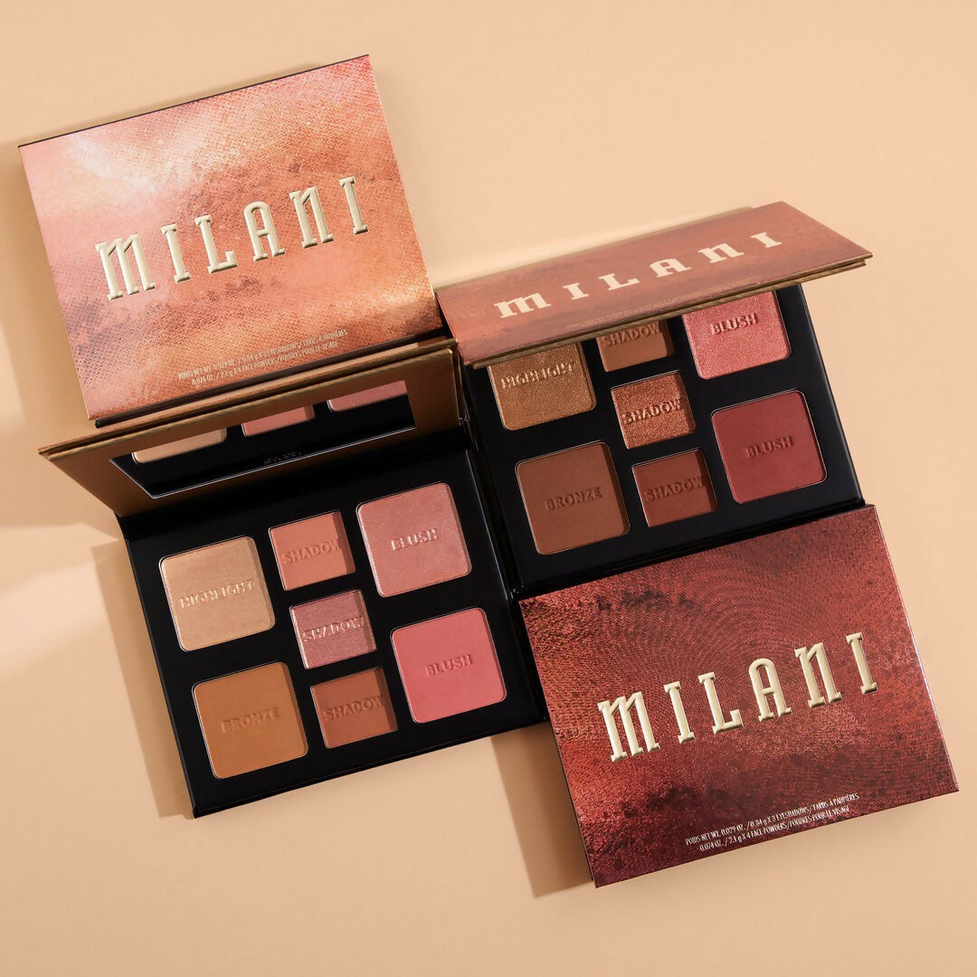 Milani All Inclusive Eye Cheek & Face Palette - Light to Medium | Swadesiicart