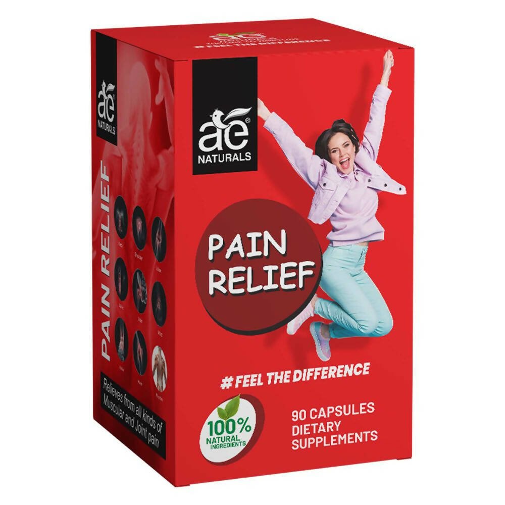 Ae Naturals Pain Relief Capsules - Swadesiicart