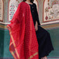 Cheera Hot Black Gotta Suit Set