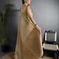 Joban Fashion Ivory Banarasi Soft Lichi Silk Checks & Woven Saree | Swadesiicart
