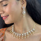 J Pearls Lustrous Pearl Necklace Set - Swadesiicart