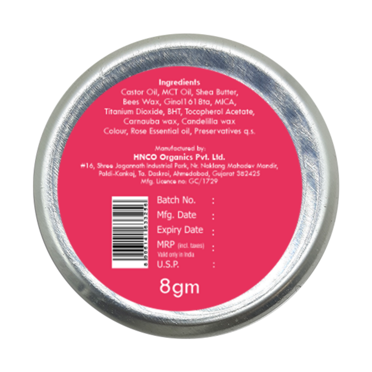 Korus Essential Rose Lip & Cheek Tint Balm - Swadesiicart