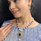 J Pearls Nivan Pearl Necklace Set - Swadesiicart