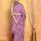 Very Much Indian Handblock Printed Cotton Saree With Natural Dyes - Pink | Swadesiicart