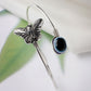 NVR Women Oxidised Rhodium-Plated Evil Eye Kada Bracelet - Swadesiicart