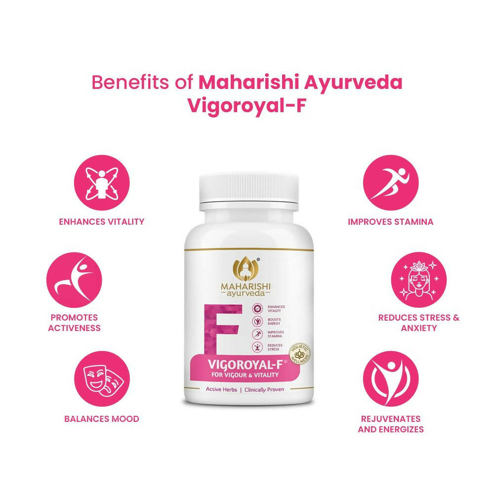 Maharishi Ayurveda Vigoroyal-F Tablets for Women - Swadesiicart