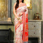 Shree Shyam Fashion Linen Cotton(Woven Work) Multicolour Saree