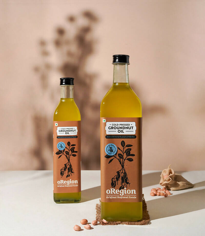 oRegion Cold Pressed Groundnut Oil - Swadesiicart