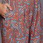 Ahalyaa Women's Traditional wear Kurta Set - Teal Blue | Swadesiicart