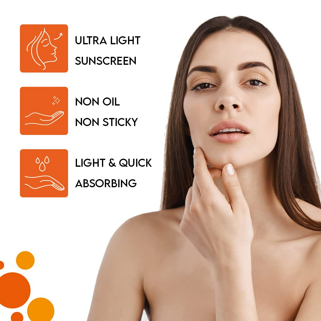 LA Organo Sunscreen Matte Finish All Day Cream SPF 50 PA+++ UVA/UVB Protection | Swadesiicart