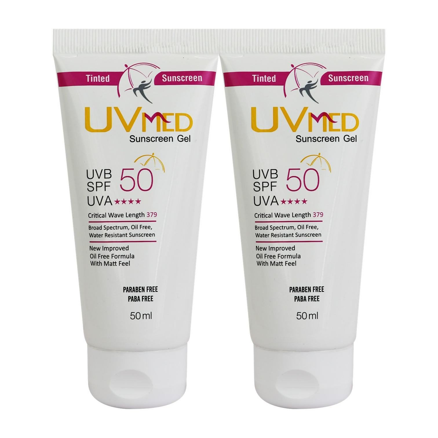 Uvmed Tinted Sunscreen Cream SPF 50 - Swadesiicart