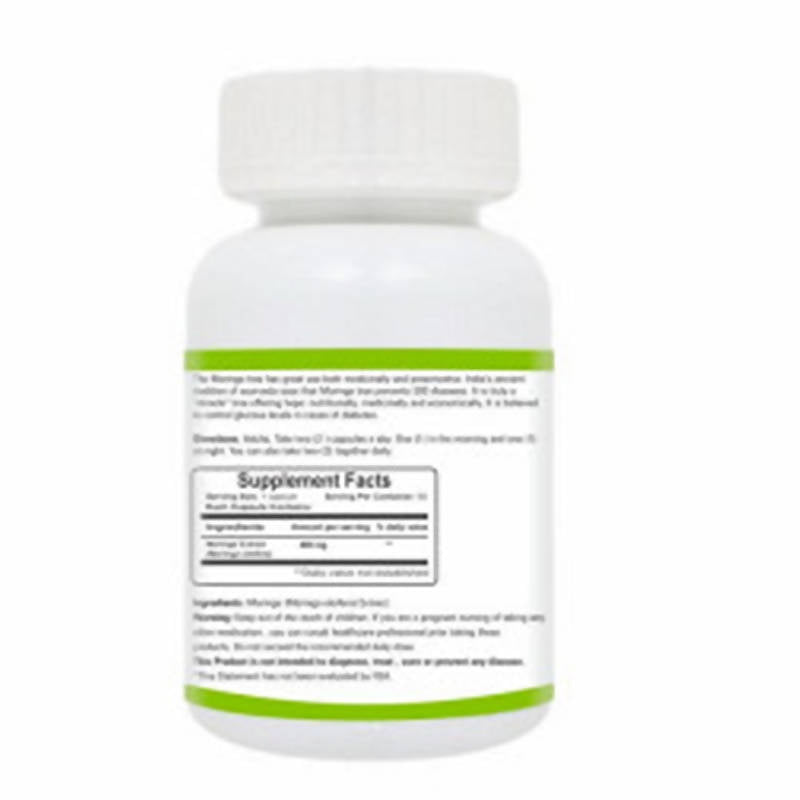 Zindagi Moringa Oleifera Capsules - Swadesiicart