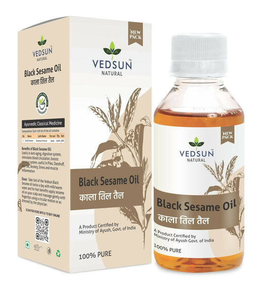 Vedsun Naturals Sesame Oil Til Ka Tel Pure And Organic For Skin And Hair - Vedsun