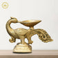 Brass Peacock Diya - Swadesiicart